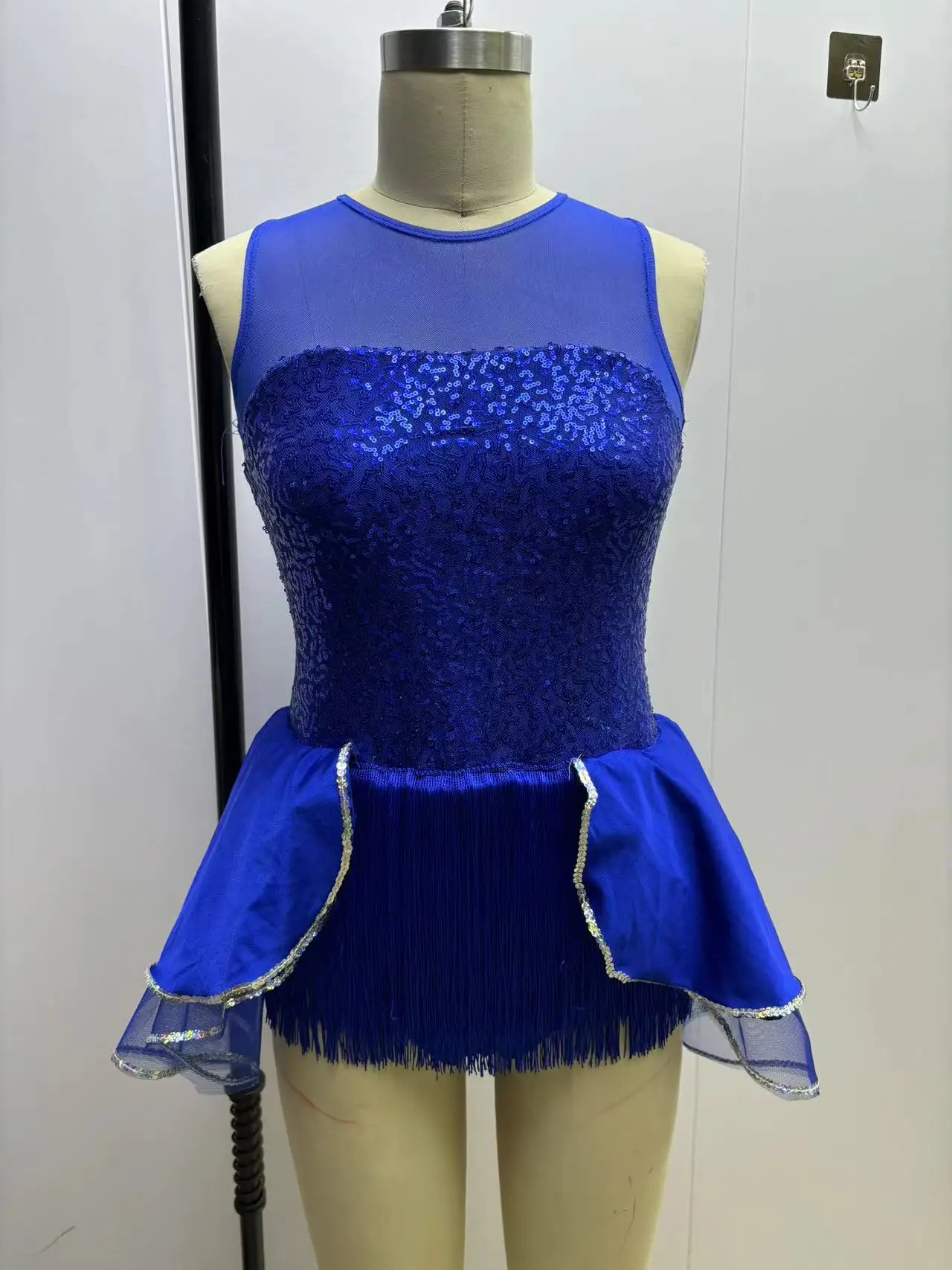 New Dance Costume Professional Jazz Dance Costume Performance Costume Latin Dance Costume Treasure Blue