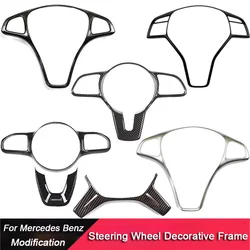 For Mercedes Benz A W176 B W246 C W204 E W212 W207 GLK X204 GLA W156 CLA W117 CLS W218 Steering Wheel Frame Center Cover Panel