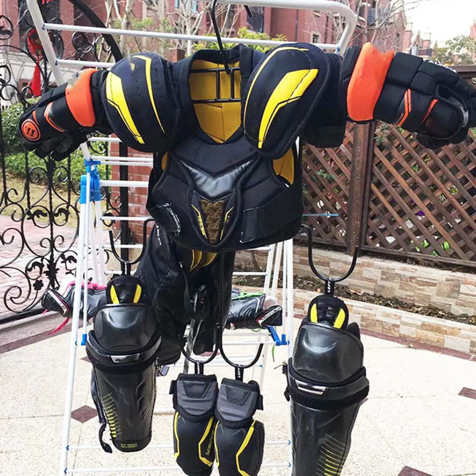 

Многофункциональная сушилка из нержавеющей стали для хоккейной экипировки, снаряжения для рыбалки, путешествий, катания на коньках и хранения спортивного инвентаря