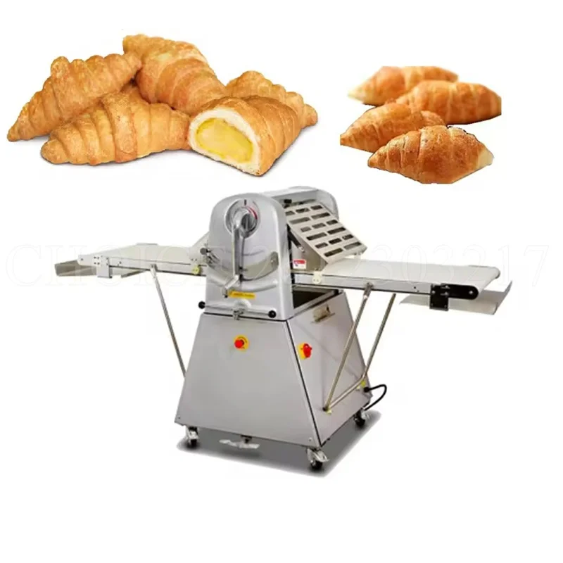 

Automatic Croissant Small Roller Puff Pastry Dough Sheeter Bakery Laminating Machine For Bread Laminator Patisserie 220V