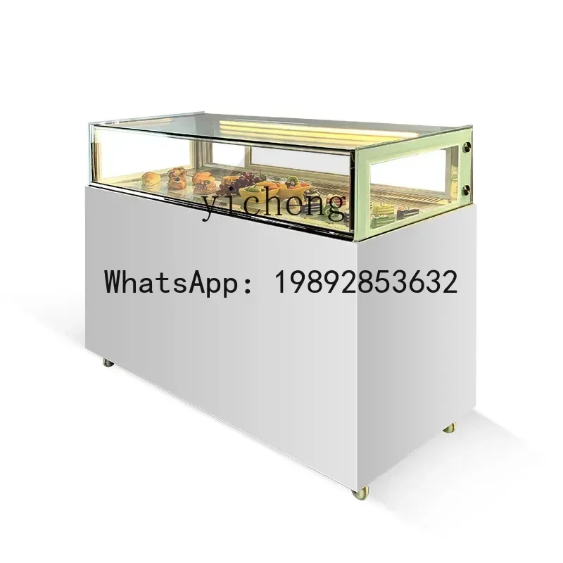 AB  single-layer right-angle cake cabinet, refrigerated display cabinet, bar counter, commercial air-cooled dessert cabinet