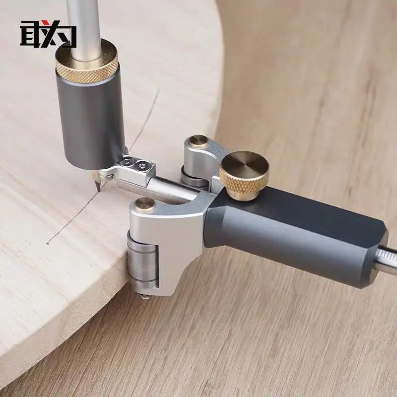 

Multi-Function Scribing Tool Construction Pencil DIY Straight Lines Arc Line Measurement Woodworking Adjustable Marking Tools