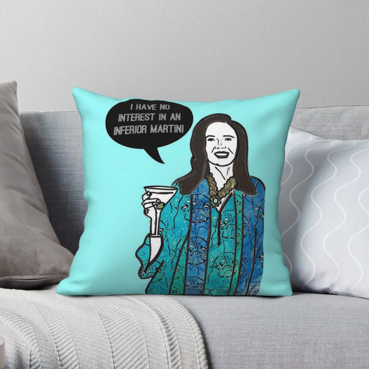 Southern Charm Patricia Altschul Pillowcase Polyester Linen Velvet Pattern Zip Decorative Pillow Case Room Cushion Cover