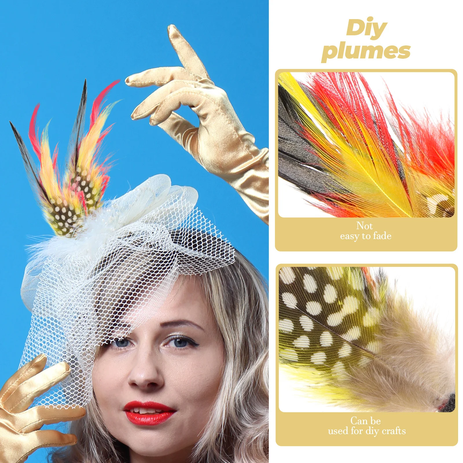 

20pcs Plume Crafts Decorative Ornaments For Wedding Banquet Home Decor Bulk Plumes Diy Supplies Craft Plumes Decoration