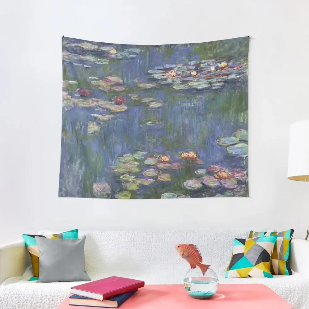 

Water Lilies - Claude Monet Tapestry Nordic Home Decor Home Supplies Room Design Wall Decoration Items Tapestry