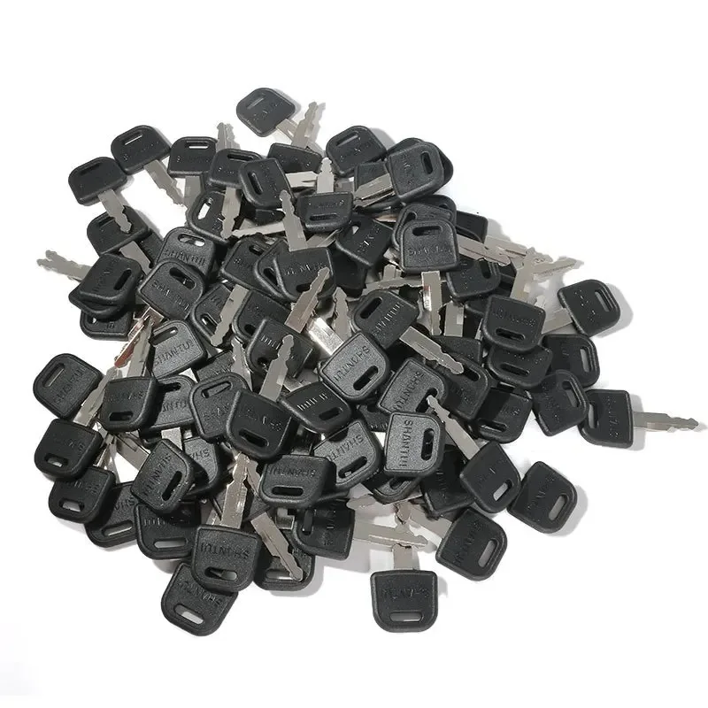 10PCS For SHANTUI Excavator Parts 60 75 135 215 245-9 Excavator Ignition Key Excavator Supplies