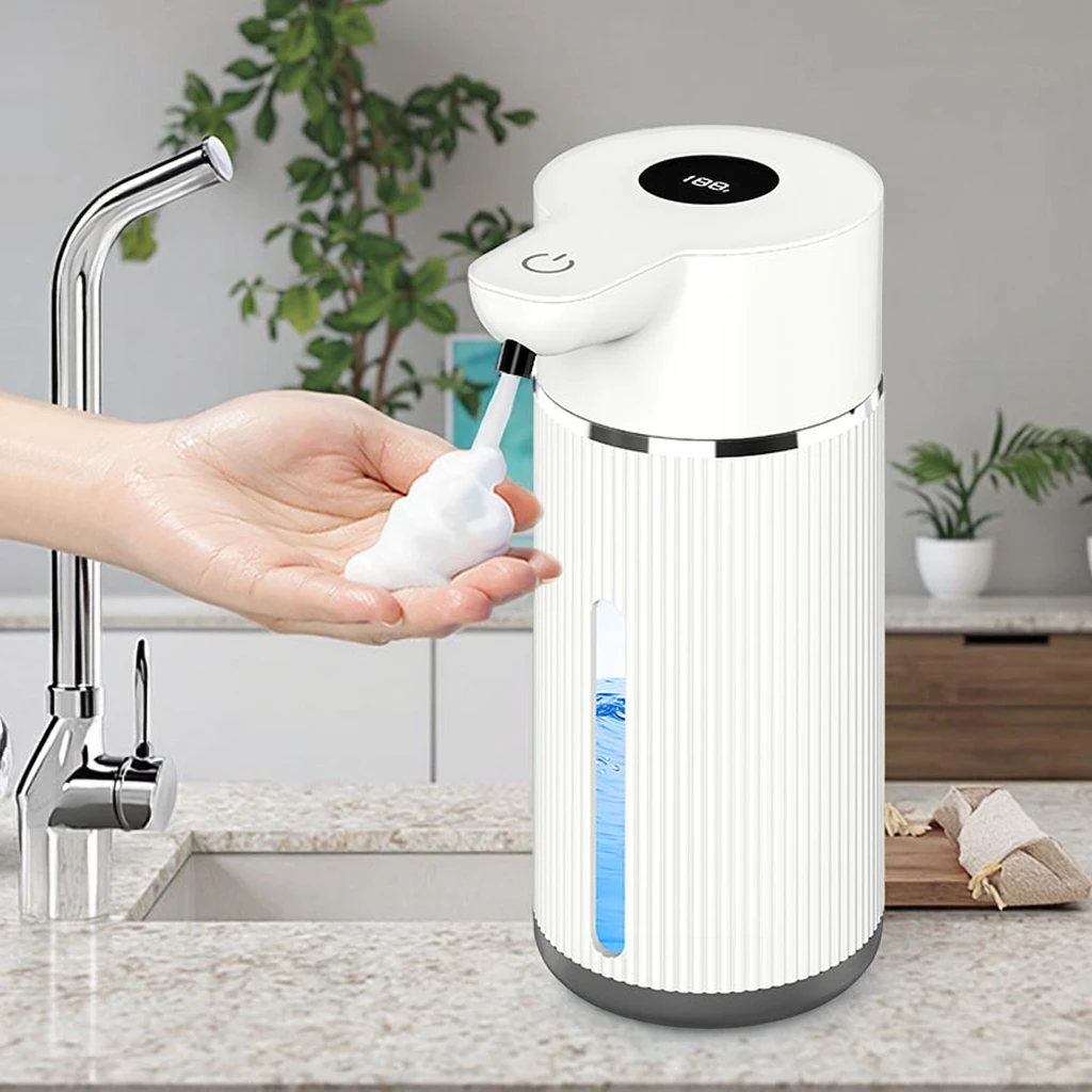 

STLF Wall Mount Automatic Sensing Kitchen Bathroom Soap Dispensing Pump USB Battery Hotel Smart Liquid Soap Dispenser