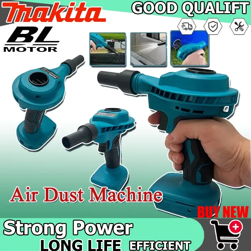 

Беспроводной пылесос-насос Makita 2-в-1: эффективная перезаряжаемая машина для очистки компьютеров и других поверхностей, работает от аккумулятора 18В.