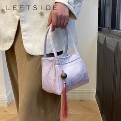 Tassels Design Chinese Style Mini Crossbody Bags for Women 2024 Luxury Designer Fashion Handbags and Purses Sweet Shoulder Bag