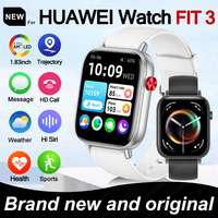 2024New For HUAWEI Watch FIT 3 Smart Watch Women 1.83 inch HD Full Touch Screen Sports Fitness Tracker Bluetooth Call Smartwatch