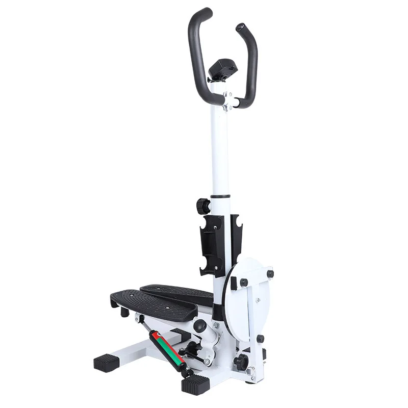 

Гидравлическая ступенчатая машина для скручивания талии с перилами Многофункциональная машина для ходьбы с ножной педалью и диском для скручивания талии с гантелями