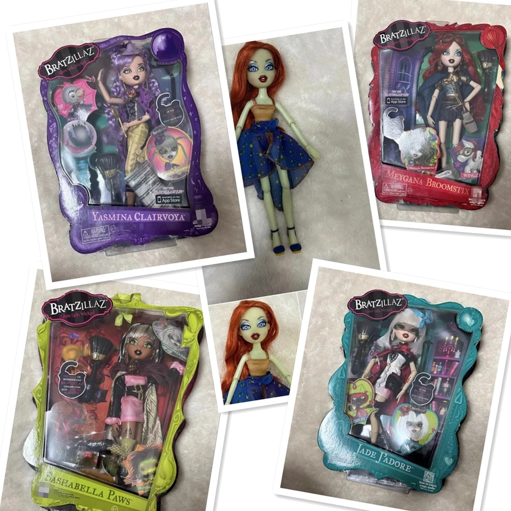 30cm Bratzes Doll Ordinary Fashion Doll Changeable Clothes Movable Joints Action Figure Model Toy Collect Ornament Kids Gifts