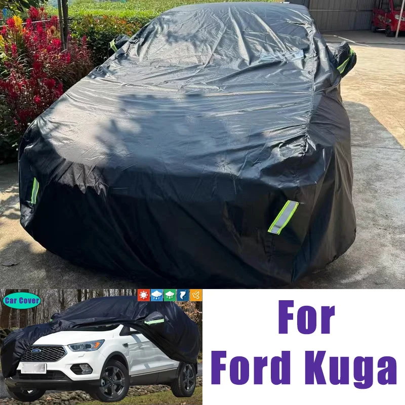 

Для автомобиля Ford Kuga, полностью внешние чехлы, уличные водонепроницаемые пылезащитные чехлы от солнца, дождя и снега, внешние автомобильные аксессуары