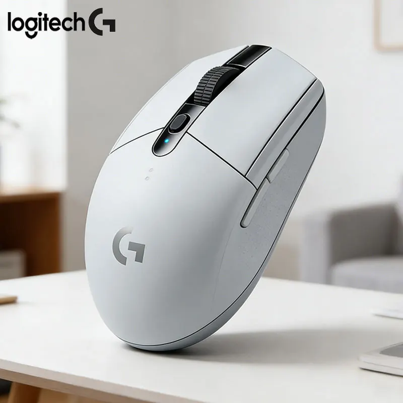 

Беспроводная игровая мышь Logitech G305/G304, легкая, с RGB-подсветкой, точным отслеживанием движений, совместима с настольными и портативными компьютерами.
