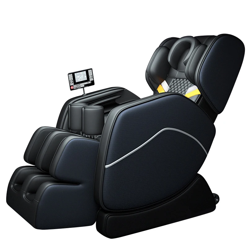 

3-year Warranty Full Body And Recliner Zero Gravity Shiatsu Heat 4d Electric Airbags And Foot Rollers Black Massage Chair