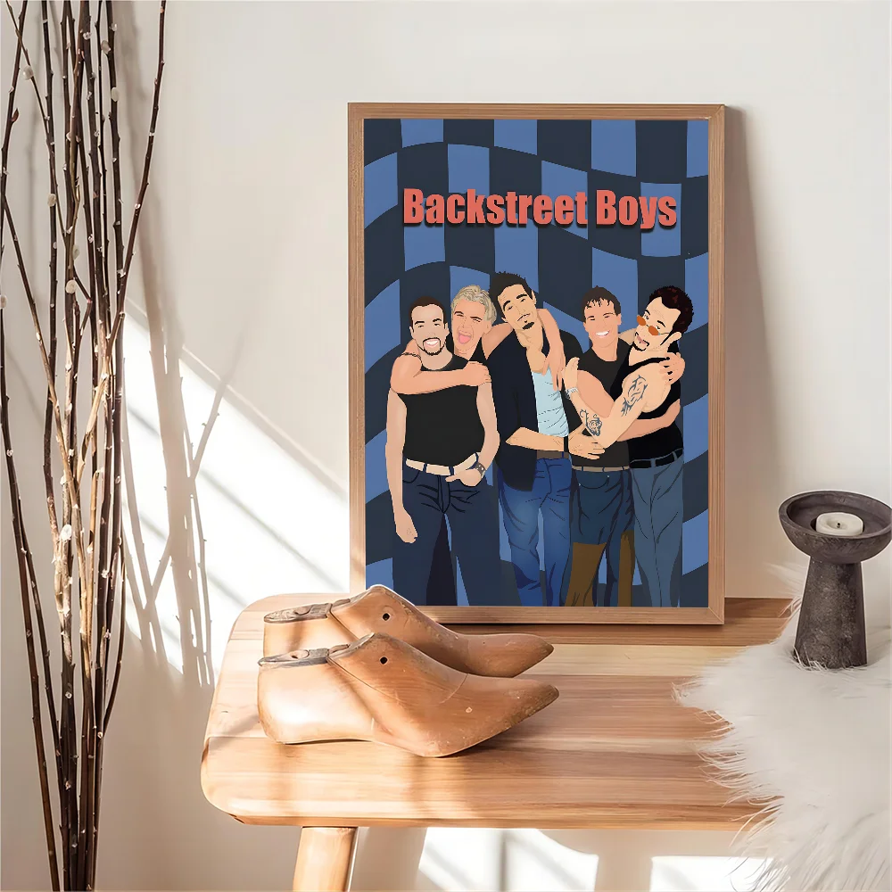 Backstreet Boys  DIY Sticky Poster Whitepaper Prints Posters Artwork Vintage Decorative Painting