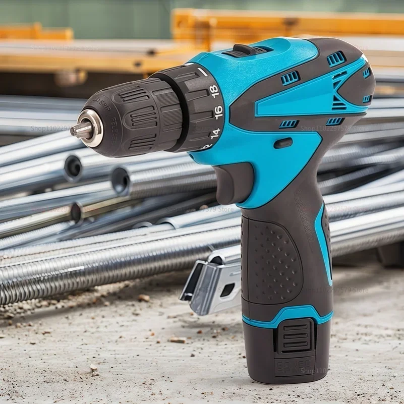 echargeable Lithium Battery Electric Hand Drill Electric Screwdriver Cordless Power Drills Home