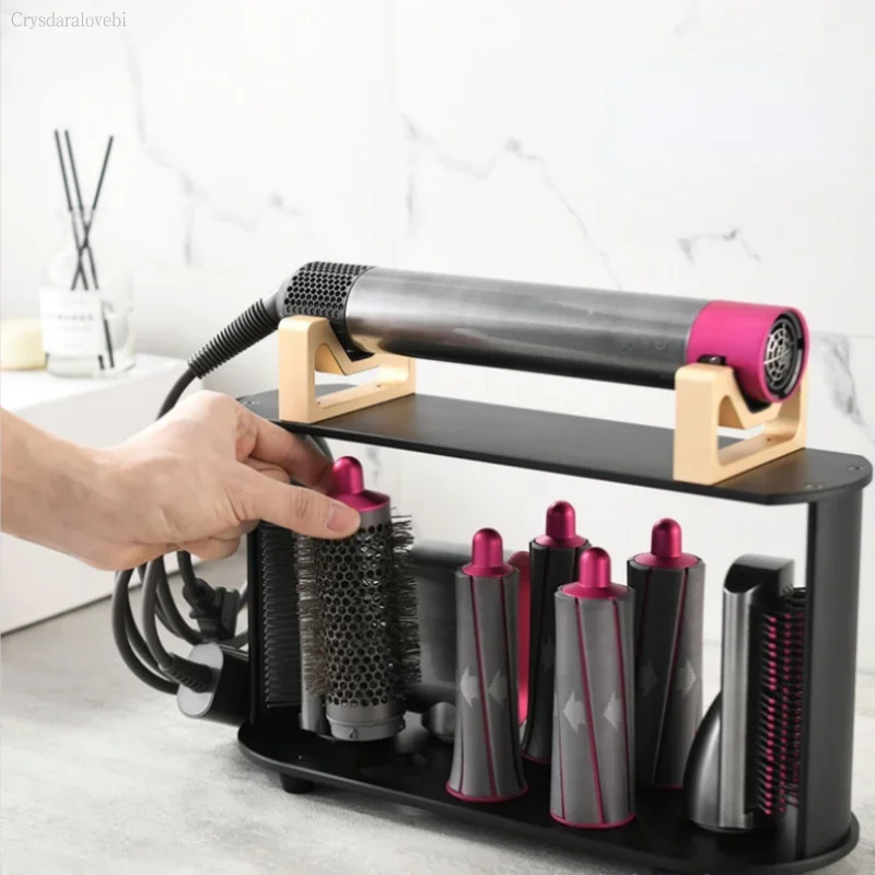 Suitable for Dyson Airwrap Styler Organizer Hair Curler Stand Storage Rack for Curling Wand racks Brushes Bathroom Accessories