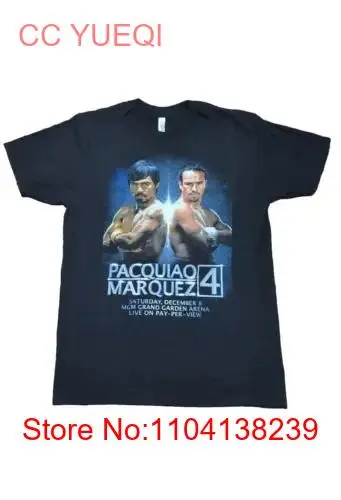 Pacquiao Vs Marquez 4 Tale Of The Tape Payperveiw Boxing T Shirt Size Medium Rare long or short sleeves