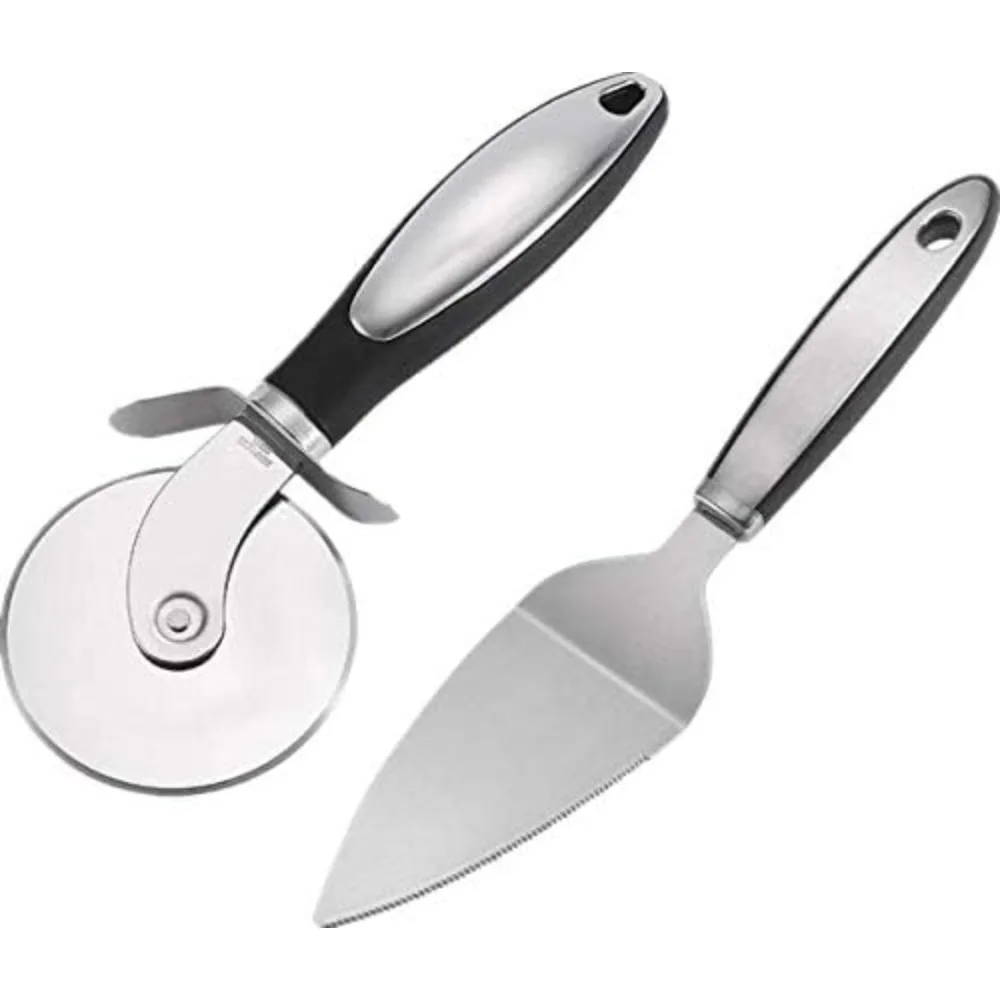 Edelstahl Pizza Messer Rad mit Gummi Anti Slip Griff Schutzhülle Cookie Kuchen Brot Slicer Haushalt Backen Werkzeug