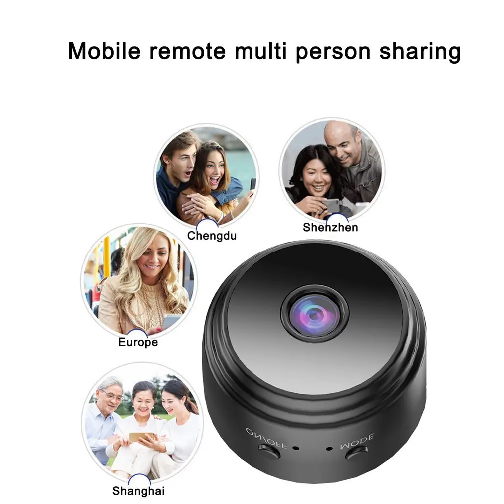 A9 Camera CCTV Camera Wifi Connect To Cellphone Wireless Security WiFi Camera 1080p HD Night Version Micro Voice Cameras