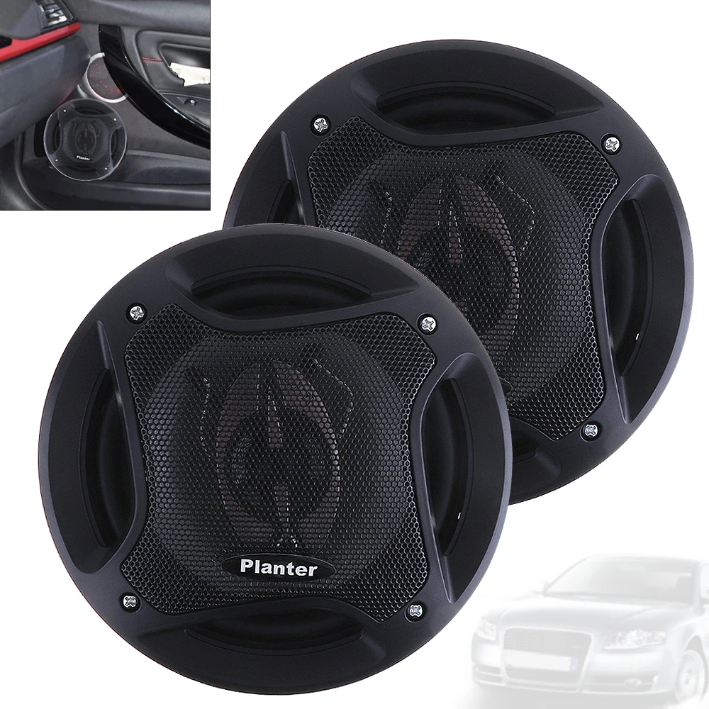 

2pcs 6.5 Inch Car HiFi Coaxial Speaker Vehicle Door Auto Audio Music Stereo Full Range Frequency Speakers for Cars