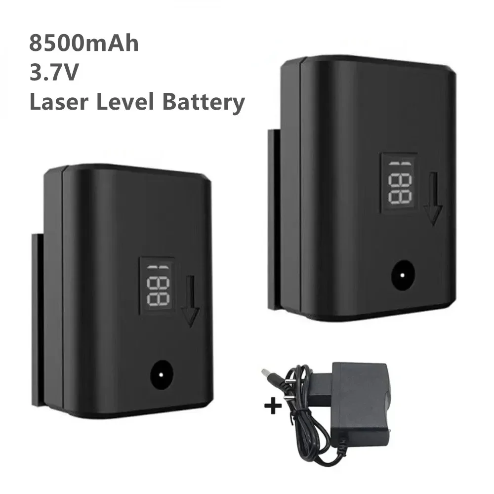 Bateria de nível laser carregável de grande capacidade 3.7V 8500mAh para ferramenta de nivelamento de 8/12/16 linhas Bateria de display digital