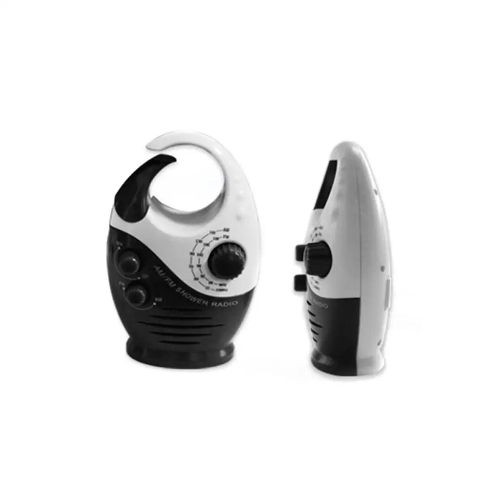 Radio portable Splash Verde pour HOCabin, radio de musique de douche FM AM, haut-parleurs Hi-Fi, récepteur Scratch Verde