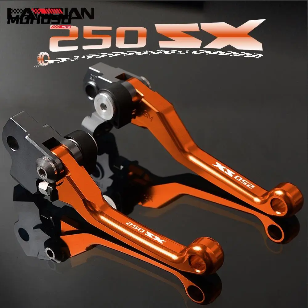 

250SX Brake Clutch Lever Dirt Pit Bike Brake Clutch Levers Grips For 250 SX 2003-2016 2010 2011 2012 2013 2014 2015 Accessories