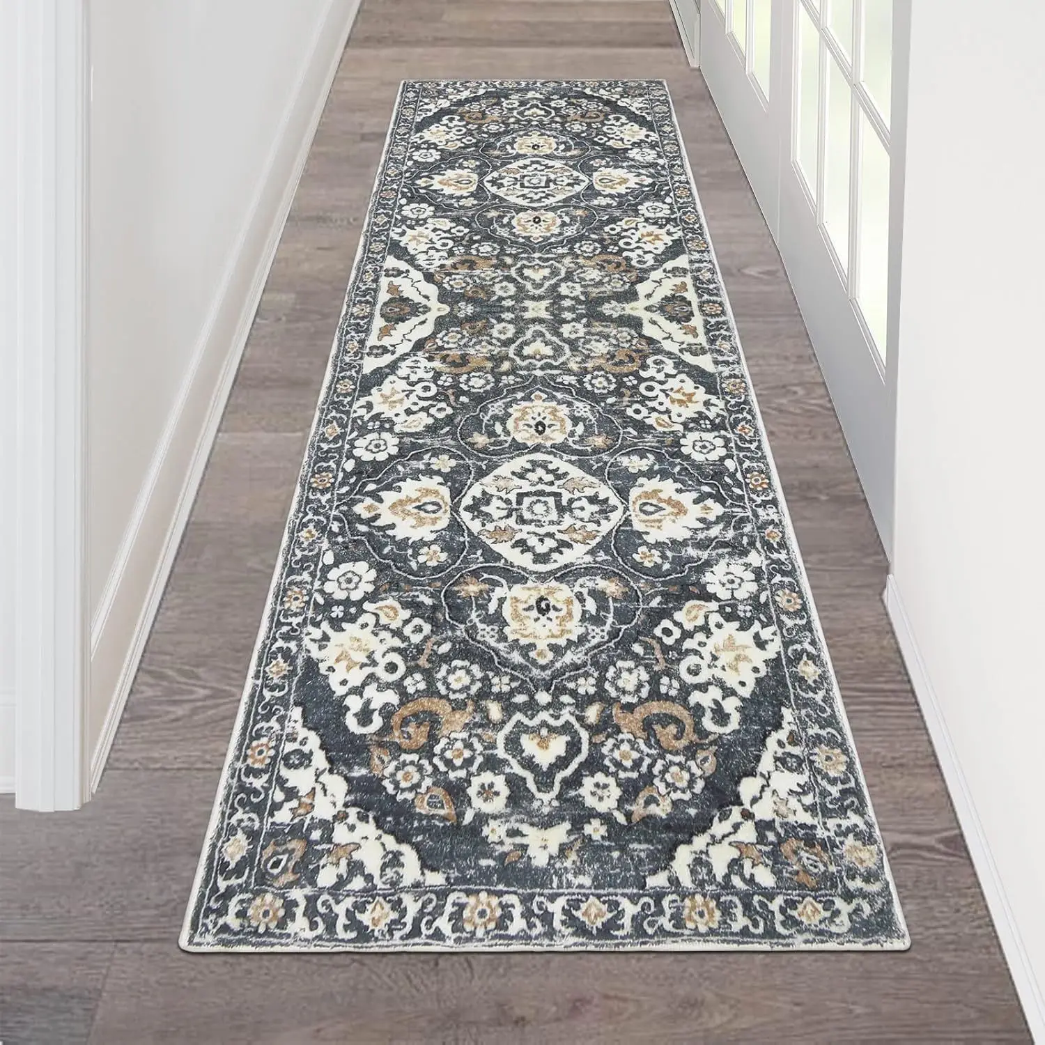 

VIKAMA Pomisia Doormat - Durable, Anti-Slip Corridor and Hallway Carpet for Entrance Doors and Foyers - Home Decor