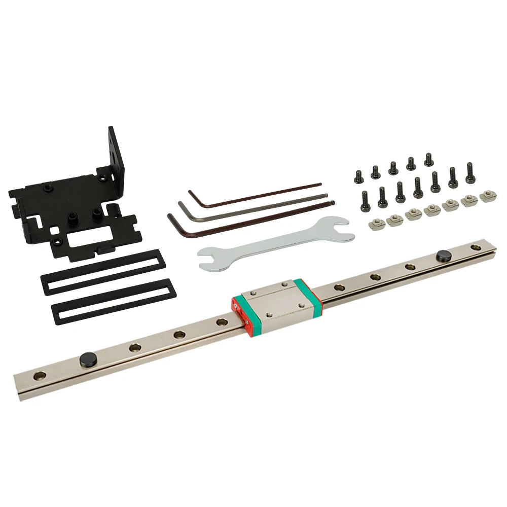 X 축 레일 수정 업그레이드 키트, 선형 레일 가이드, 엔더 3 V3 SE 3D 프린터 기계 액세서리, MGN9H 300mm
