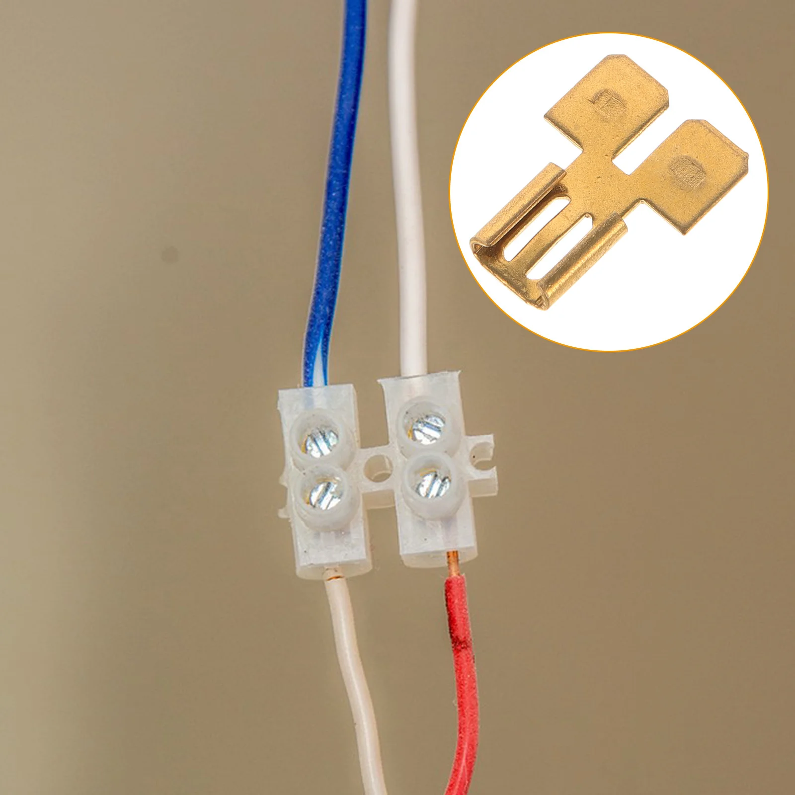 

8Pcs Quick Disconnect Connectors Electrical Wire Terminal Crimp Connector Kit Secure Reliable Wiring