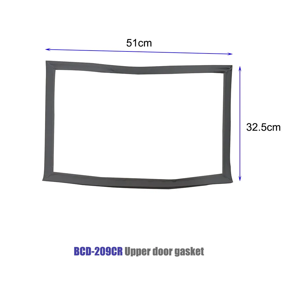 Listwa uszczelniająca drzwi lodówki 51 × 32,5 cm 51 × 98,5 cm do magnesu Homa BCD-209CR Uszczelka gumowa PVC Części drzwi lodówki