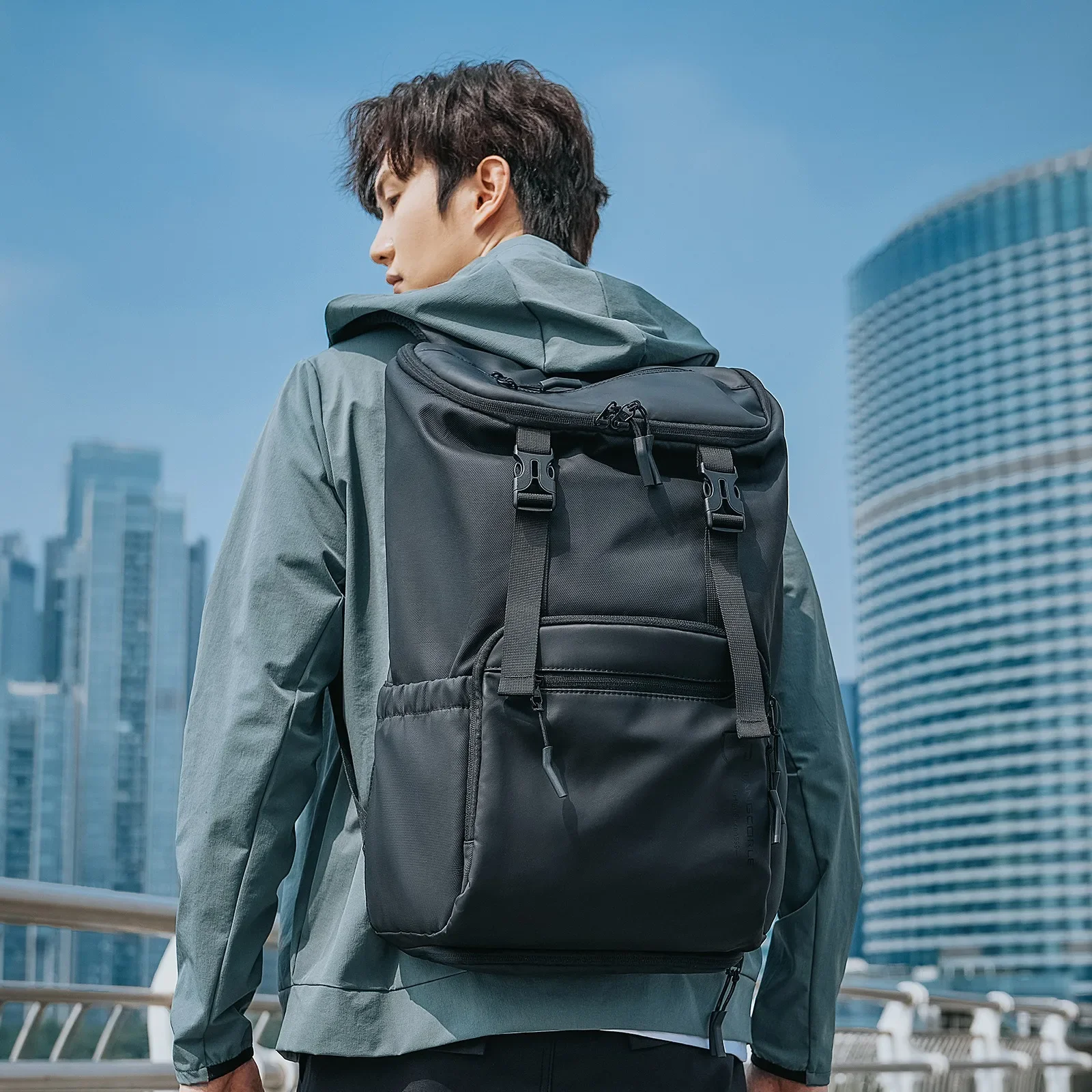 Men\'s Backpack Waterproof women\'s Travel Backpack expandable large 15.6 Laptop bag City Backpack Student Backpack