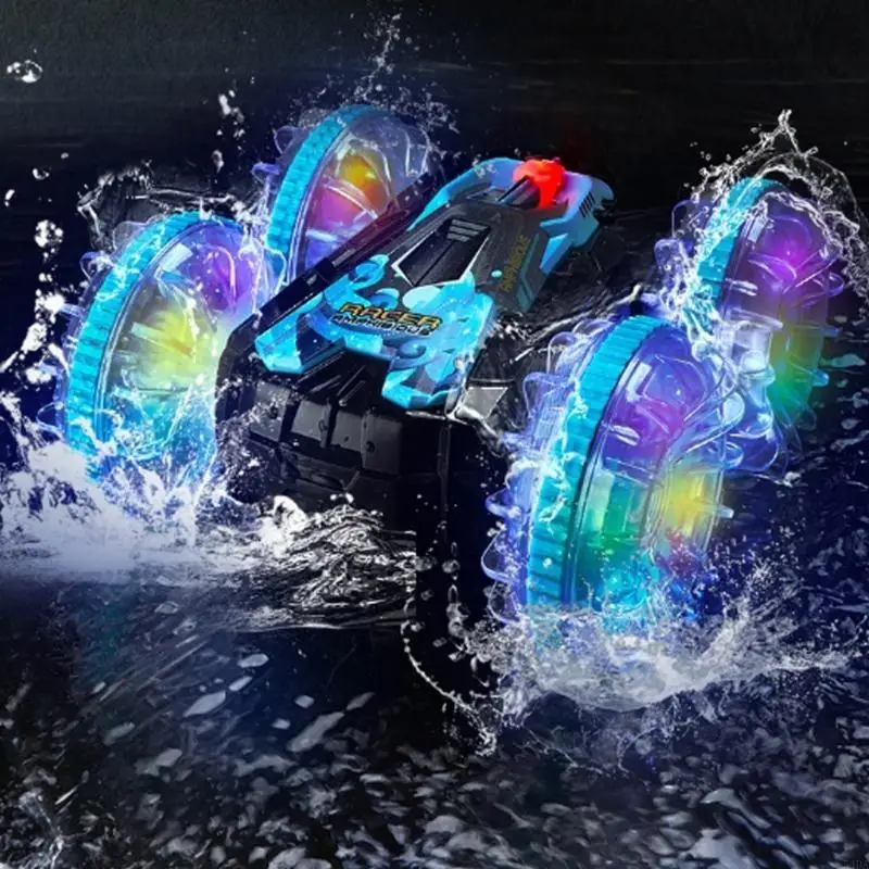 54DA Wireless Amphibious Car Remote Control Stunt Car Toy 360 Children Present