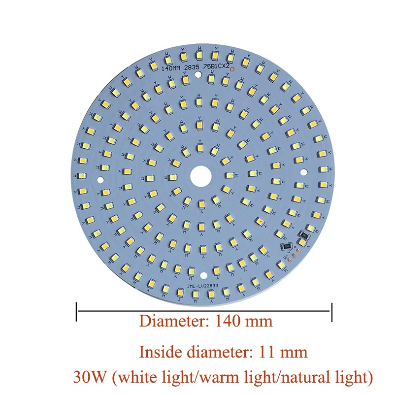 1PC DC5V Dimmable LED chip 5-30W Surface Light Source SMD 5730 LED Light Beads DIY Tricolor Adjustable LED Bulb White Warm White