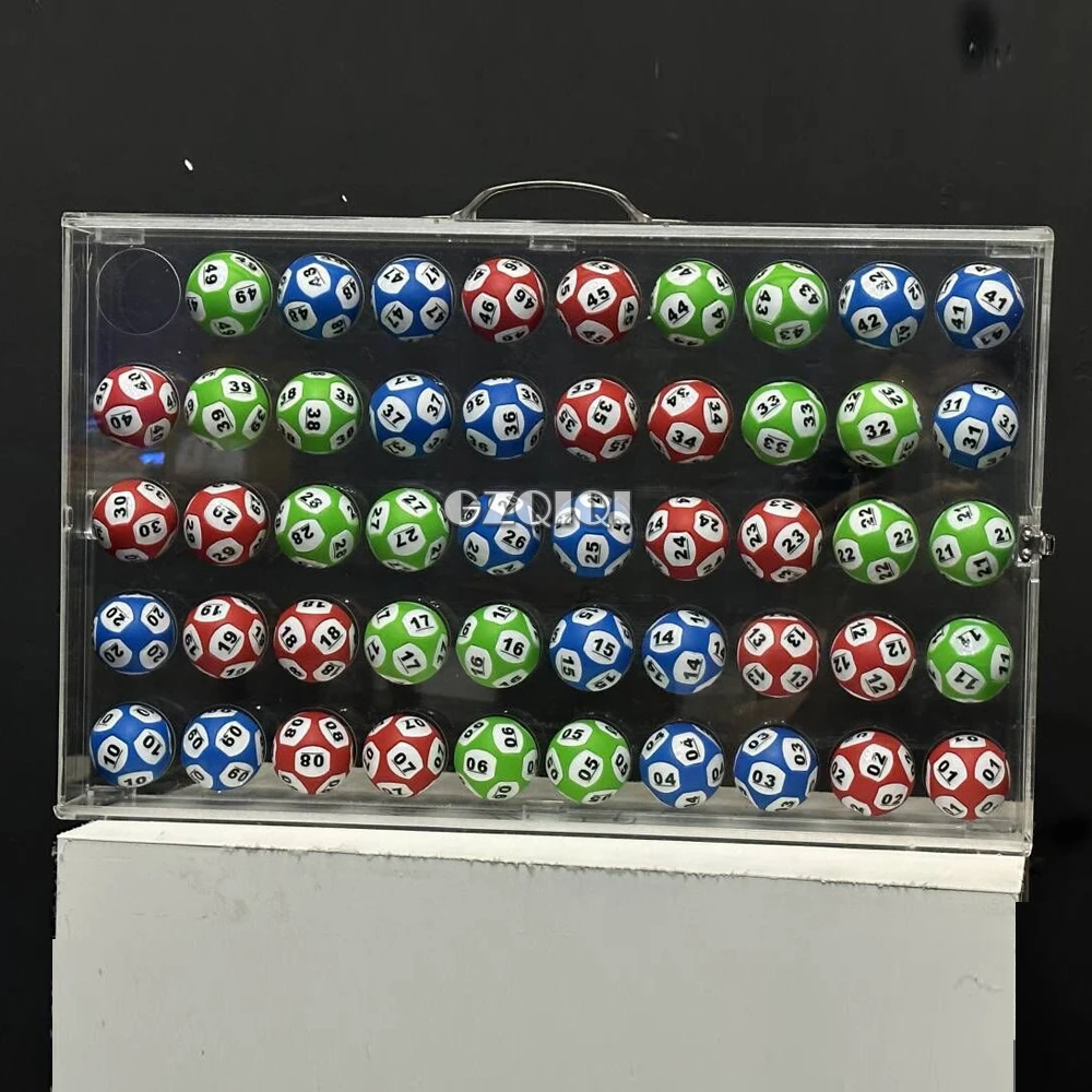 

01-49 Siamese Lottery 12 face lottery balls, 50mm Bingo balls,