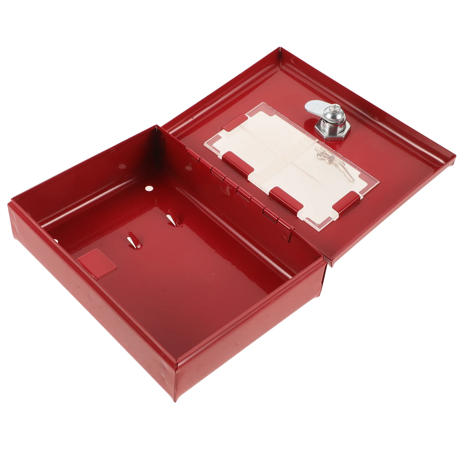 

Fire Key Box Metal Lock Boxes for Keys Holder Red Emergency Door Escape Window Keys Storage Security Stable