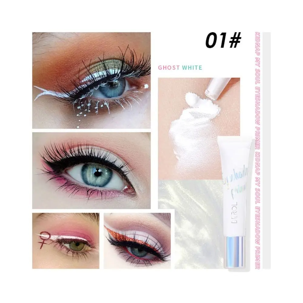 Fond de teint liquide pour fard à barrage pour femme, 6 couleurs, cosmétique, outil de maquillage, bricolage, crème primaire, correcteur pour les yeux, base de maquillage pour les yeux, fond de teint liquide