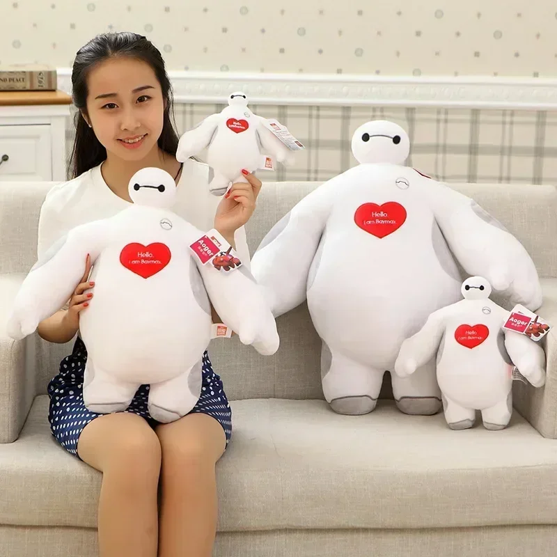 

60cm~180cm Large size Big Hero 6 super loving heart Baymax model stuffed filled doll Plush toy children birthday gift