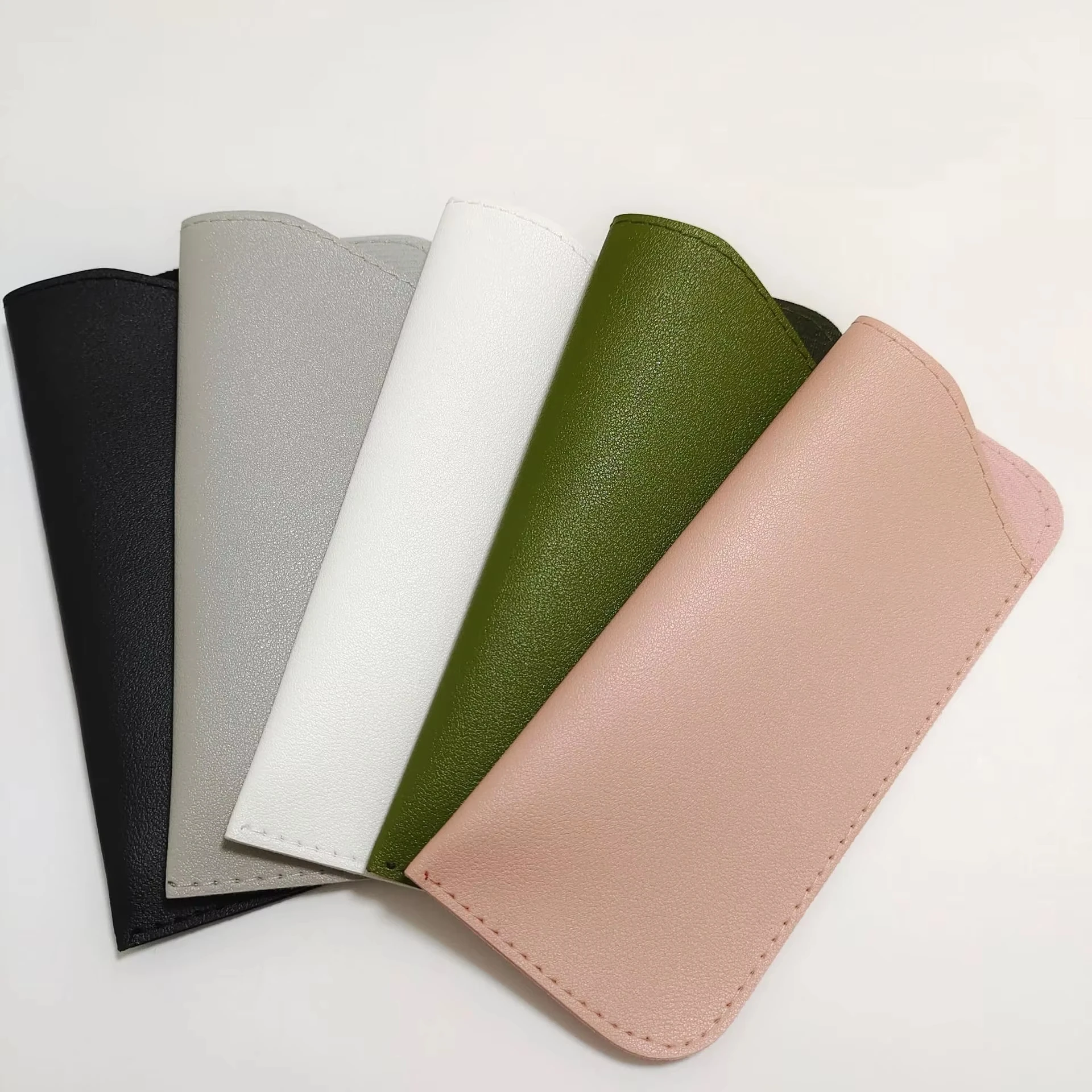 1pc Weiche Gläser Tasche Mode PU Leder Brillen Lesebrille Beutel Abdeckung Tragbare Brillen Fall Halter