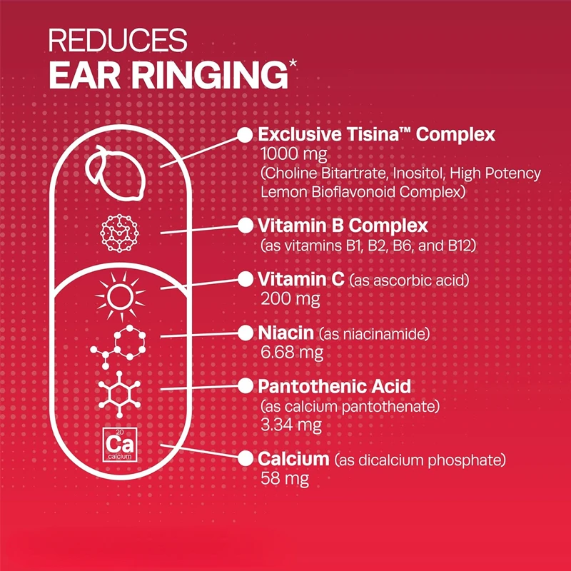 Flavonoids Supplements - Ear Health, Support Inner Ear Balance, Relieve Tinnitus