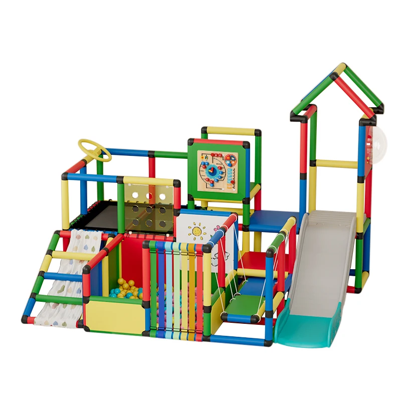

Indoor Playground Mirror Frame Accessory Baby Climbing Gym Sturdy Learning PP Climbing Accessory Eco-Friendly School Use