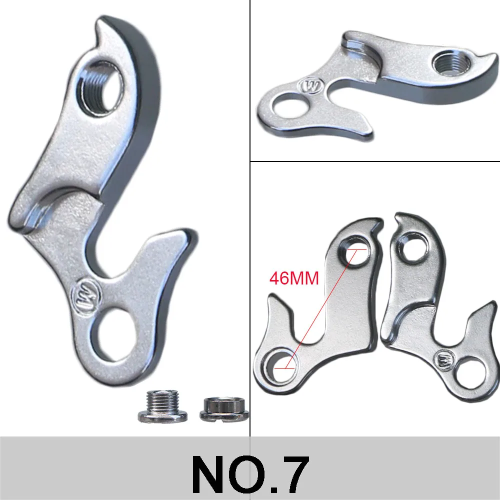 1PC MTB Bike Rear Derailleur Hanger Racing Bicycle Frame Rear Gear Mech Derailleur Hanger Tail Hook Dropout Convertor Adapter