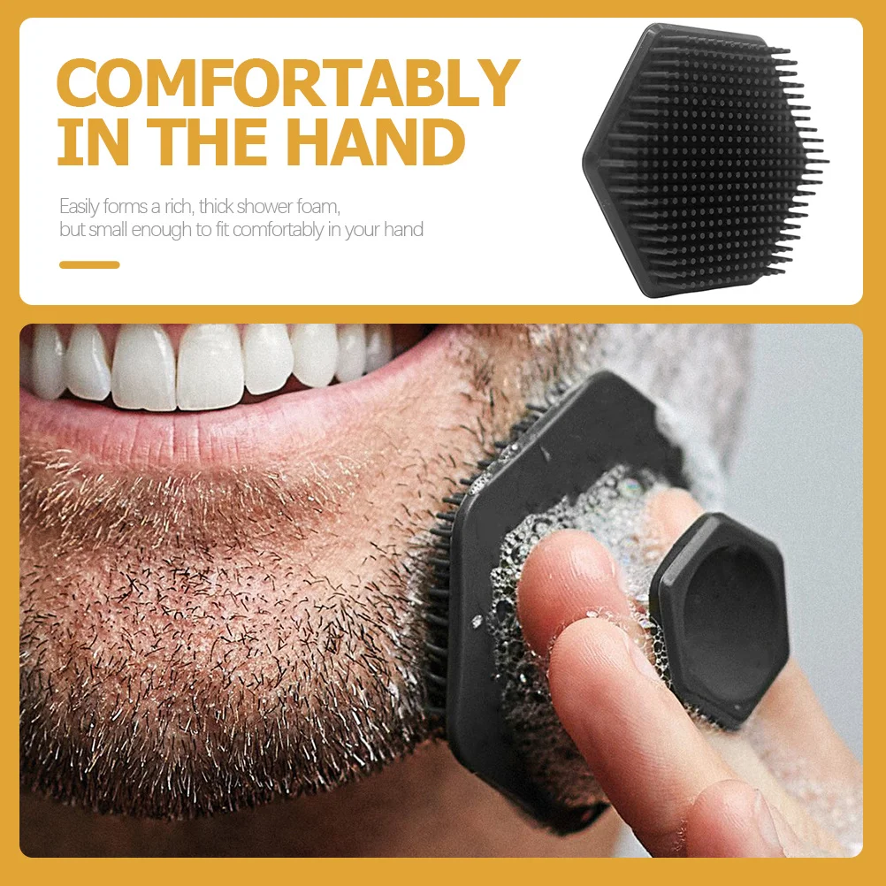 فرشاة تنظيف الوجه من السيليكون أداة غسل الوجه التنظيف العميق مقشر الغسيل للنساء المحمولة دش حمام الجسم #5