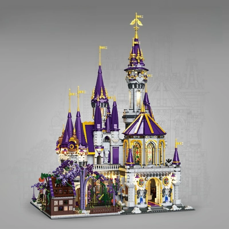 Building Kit Toy 33210-29 Halloween Street Scene Hamburg Architecture Model DIY Assembly Set for Boys and Girls