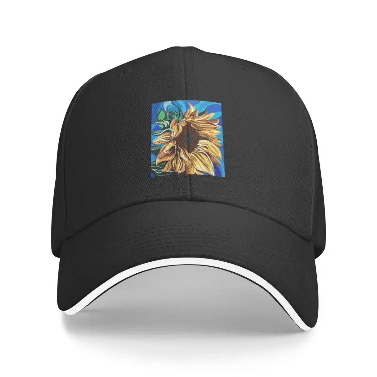 

Let the Sunflowers Remind You Baseball Cap Golf Hat Luxury Hat Golf Male hat Mens Tennis Women's
