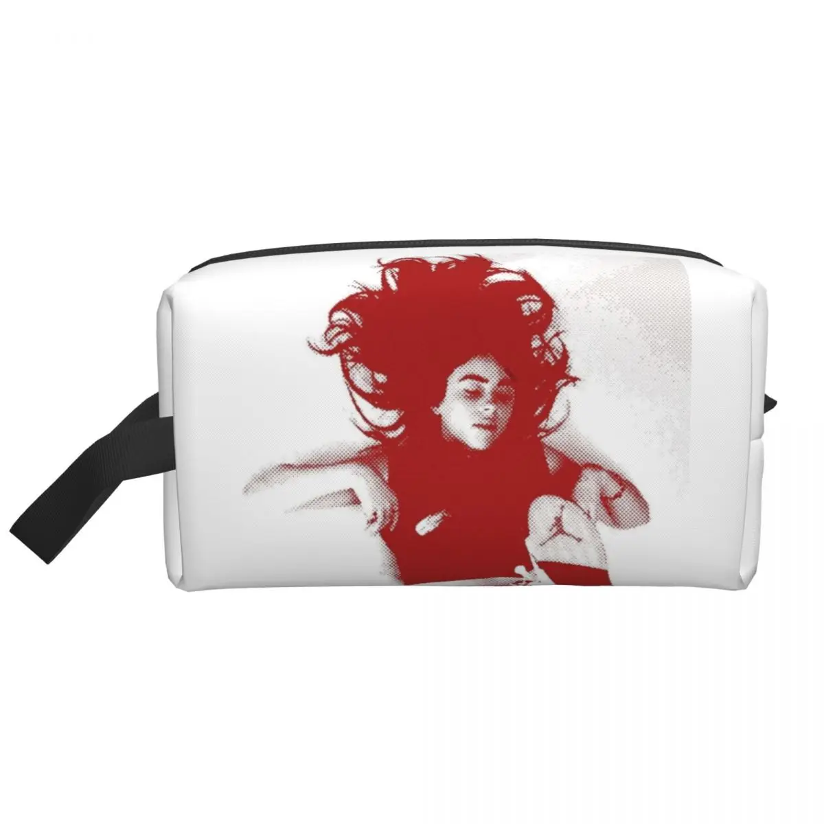 Billies Hit Me Hard And Soft Album Leather Makeup Bag Trendy Merchandise Woman World Tour 2024 Cosmetic Bag Unique Design