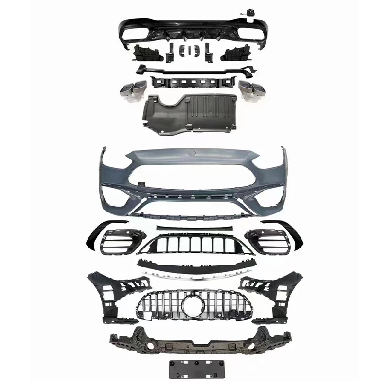 

be suitable for Mercedes Benz C-Class W206 modification and upgrading C63 Grille front rear bumpers high-quality body kit