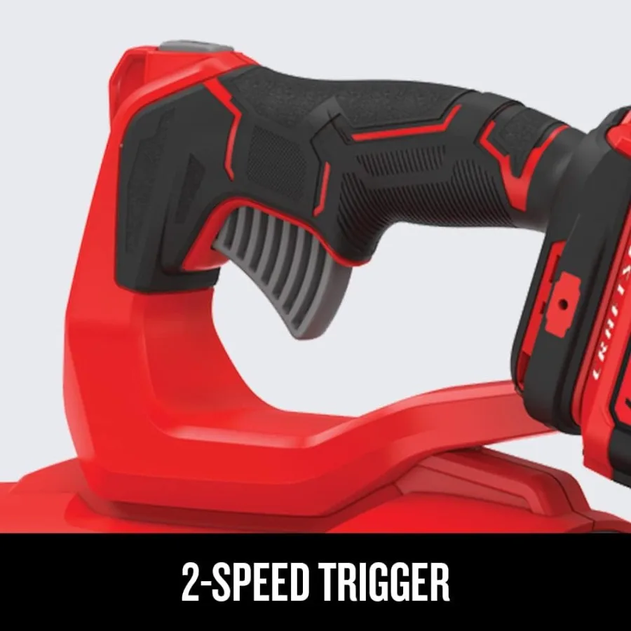 Caricabatteria per soffiatore a foglie senza fili V20 incluso per una efficiente manutenzione del cortile Prestazioni ad alta potenza con batteria a lunga durata